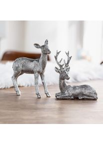 Figur "Reh & Hirsch", 2er Set