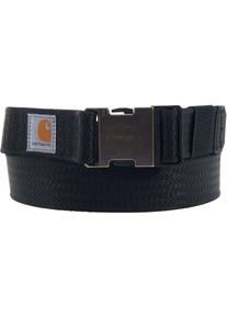 Carhartt Rugged Flex Nylon Webbing, cinturón , color: Negro , tamaño: L