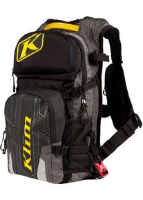 Klim Nac Pak, hydration backpack , color: Grey/Yellow , size: One Size