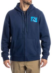 Klim Electric, zip hoodie , color: Dark Blue/Blue , size: L