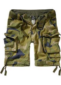 Brandit Savage Vintage, cargoshorts , kleur: Swedisch Camo M90 , maat: XL
