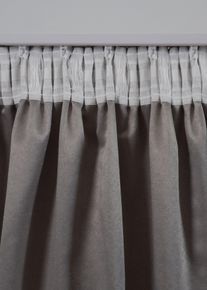 bonprix Draperie opacă din jaquard (1 buc.), gri, Î/Lă: 225/130 cm