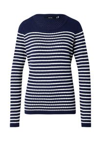 Véro Moda VERO MODA, Damer, Pullover 'VMCARE', Blå / Hvid, Størrelse XXL