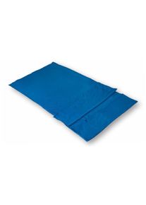 High Peak Licata Doppel-Inlett für Deckenschlafsäcke, 225x180cm, Baumwolle, blau