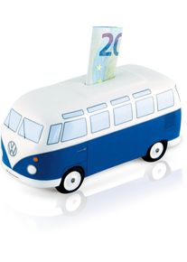 VW Collection by BRISA VW Collection T1 Bus Keramik Spardose, blau/weiß