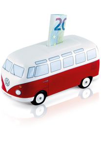 VW Collection by BRISA VW Collection T1 Bus Keramik Spardose, rot/weiß