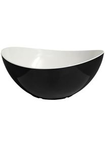 Gimex Solid Line Salatschale, 2L, schwarz