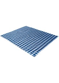 High Peak Cozy Picknickdecke, blau/schwarz
