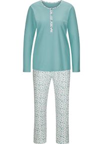 Ascafa Dames Pyjama's mint geprint Maat 52/54