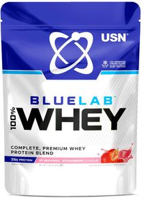 USN BlueLab Whey Protein, 476 g Beutel, Strawberry