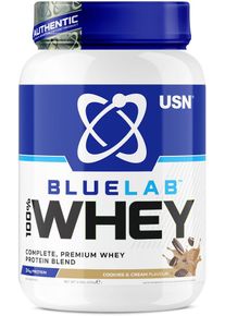 USN BlueLab Whey Protein, 908 g Dose, Cookies & Cream