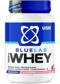 USN BlueLab Whey Protein, 908 g Dose, Strawberry
