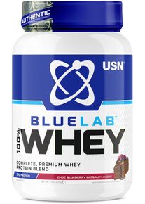 USN BlueLab Whey Protein, 908 g Dose, Chocolate Blueberry