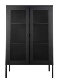 House Nordic Vitrinekast zwart - (B)80 x (H)120 x (D)40 cm - 56% |