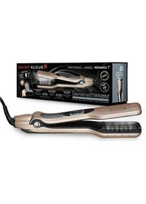 Saint Algue, Glätteisen, Demeliss Titanium, Cepillo Humeante de Titanio Liso (Glätteisen)