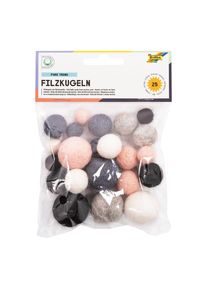 Filzkugeln Pure Trend 3 Größen mehrfarbig 25 Stück