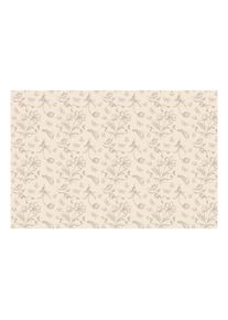 partydeco Nappe Romantique Silencieuse avec Motif Floral 180x120 cm