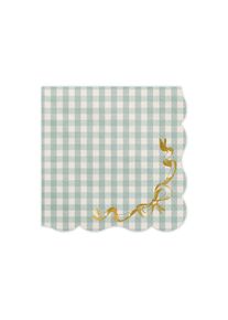 partydeco 12 Serviettes Romantique Silence 33x33 cm