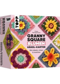 Frech Montgomerie:Granny Square Blumen Häkel-, Handarbeitsset, Mehrfarbig