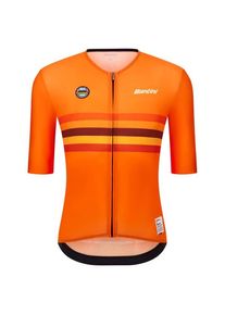 Santini UCI World Champion Jersey Cycling jersey (L, orange)
