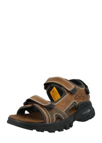 Dockers by Gerli Heren Sandalen bruin / oranje / zwart / wit 40