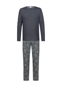 Mey Pyjama 'Evening Paisley' Herren grau Größe L