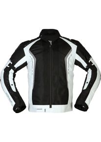 Modeka Khao Air, textile jacket waterproof , color: Black/Light Grey , size: XXL