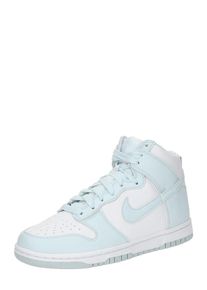 Nike Sportswear Dames Sneakers hoog 'DUNK' lichtblauw / wit 35.5