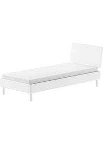 Home Affaire , Einzelbett »Forrest, mit oder ohne Polsterkopfteil, in modernem Design«, (Liegefläche 90x200 cm inkl. Massivholz Rolllattenrost),...