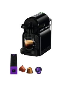 Nespresso , Kapselmaschine »Inissia EN 80.B von DeLonghi, Black«, inkl. Willkommenspaket mit 7 Kapseln , schwarz