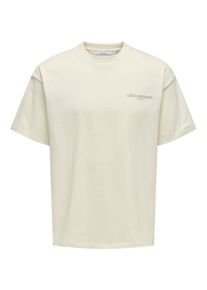 Only & Sons Only & Sons T-Shirt 'Les Classiques' Herren weiß Größe L Mottoprint