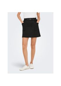 Only, Damen, Minirock &raquo;ONLDIANE HEIDI LIFE FAUX SUEDE SKIRT OTW&laquo;, Black, XS (34), Black, Wildlederimitatrock von Only
