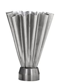 Vase HDFlood Étroit Finition argent brossé house doctor