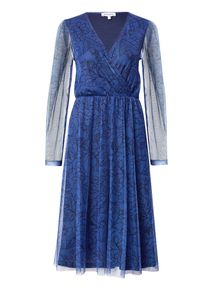 More & More MORE & MORE Dames Jurk navy / donkerblauw 34