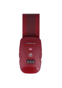 Samsonite Global Travel Accessories Correa de equipaje TSA Cerradura de combinación 5 cm rojo