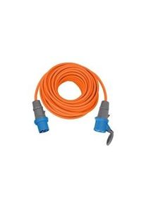 Fa.Brennenstuhl Brennenstuhl Alargador de 10 metros con clavija y tapa protectora(3680W 16A 2P+T) CETAC CEE color naranja y azul