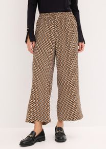 bonprix Femei Pantaloni culotte, maro, 36