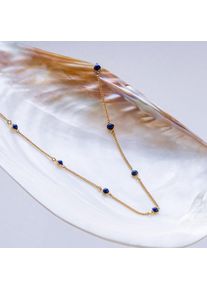 Holzkern Collares Mujer oro y lapislázuli