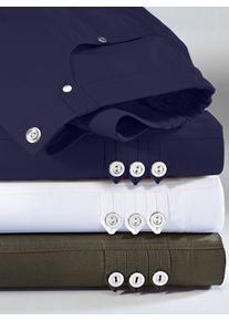 Damen 7/8-Jeans mit seitlichem Dehnbund in marine ,Gr&ouml;&szlig;e 38, WITT, 96% Baumwolle, 4% Elasthan