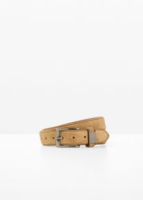 Ceinture en cuir - marron - taille 120 - Cuir velours - bonprix