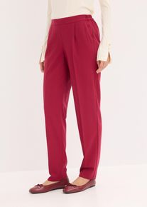 Pantalon taille &eacute;lastiqu&eacute;e - rouge - taille 38 - bonprix