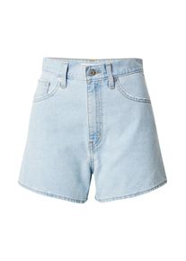 Levi's LEVI'S ® Dames Jeans 'High Waisted Mom Short' blauw denim / lichtbruin 23