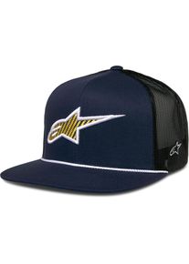 Alpinestars Orion Trucker, cap , color: Dark Blue/Black/Yellow , size: One Size