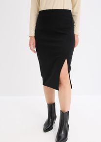 Jerseyskjørt, svart, størrelse 48/50 (XL), bonprix