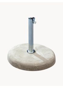 Jan Kurtz Concrete Sunshade Stand Stand, Various Sizes Grey, Silver Concrete, Metal Ø 60 x H 41 cm