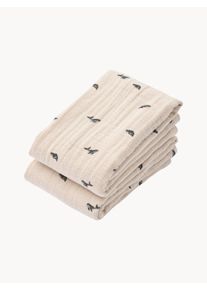 Liewood Súprava mušelínových plienok z organickej bavlny Lewis, 2 diely Biela Bavlna Š 65 x D 65 cm