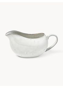 Broste Copenhagen Ručne vyrobená miska na omáčku Nordic Sand Šedá Hlina Š 18 x V 10 cm