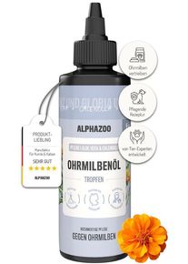 Alphazoo Ohrmilbenöl für Katzen, 100ml