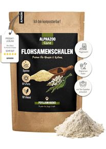 Alphazoo Flohsamenschalen gemahlen, 250g