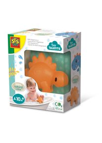CREATIVE Badespielzeug Dinosaurier Stegosaurus orange 12cm Naturkautschuk
